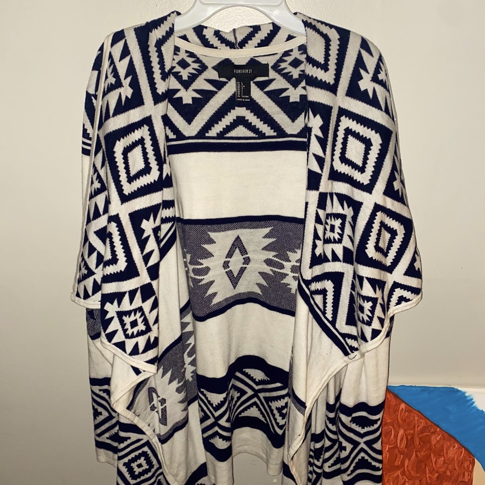 Throw over sweater nice for casual or office wear arm soft feel stylish